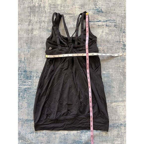 Lululemon Nouveau Limits Tank Black Size 4 - Picture 3 of 6